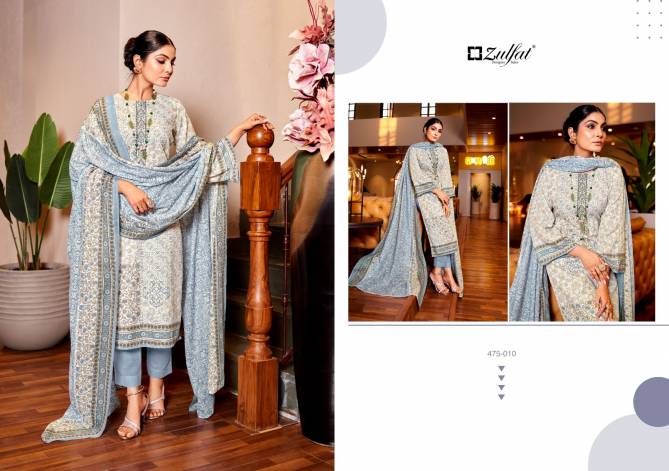 Zulfat Kavya Casual Wear Wholesale Cotton Dress Material Collection